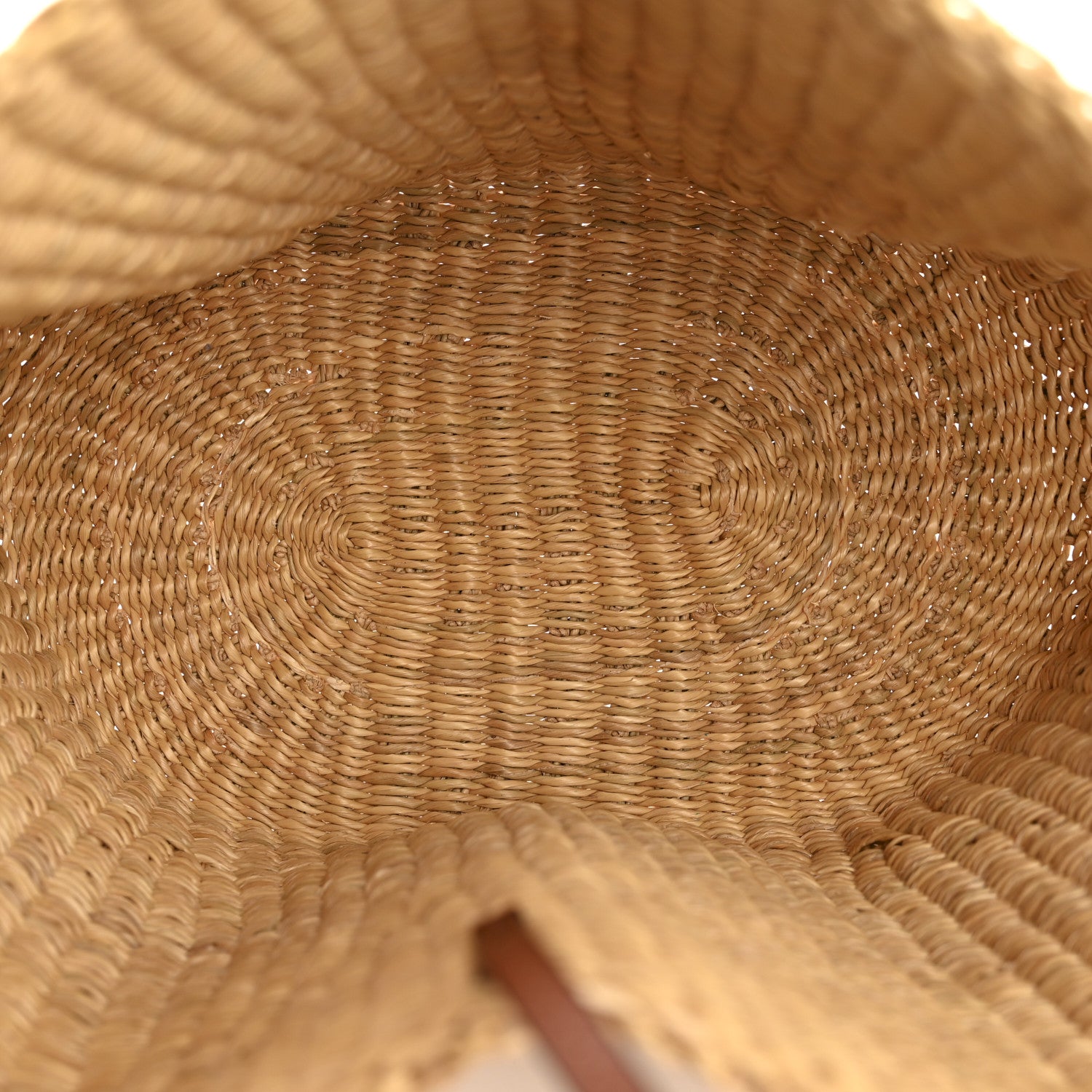 Loewe Calfskin Raffia Paulas Ibiza Small Basket Tote Bag Natural Pecan 5 of 12