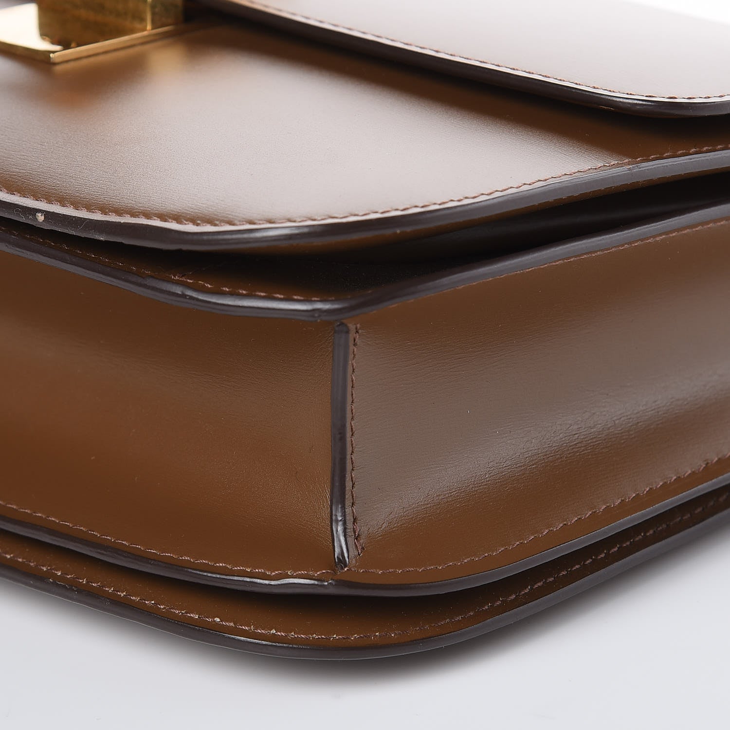 Celine Box Calfskin Medium Classic Box Flap Bag Camel 9 of 10