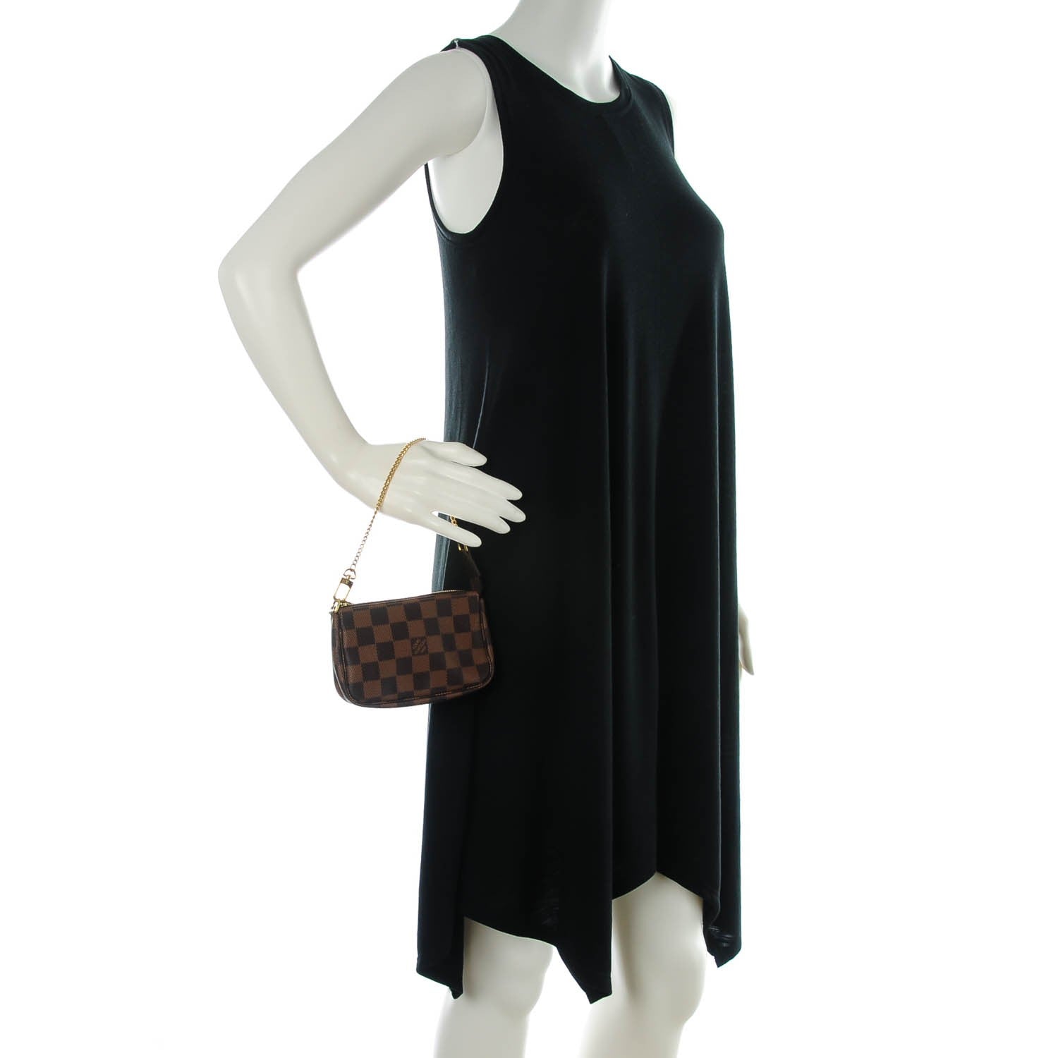 Louis Vuitton Damier Ebene Mini Pochette Accessories 2 of 7