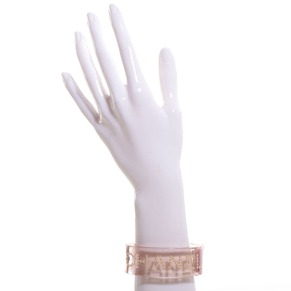 Chanel Resin Pearl Coco Cuff Pink 2 of 5
