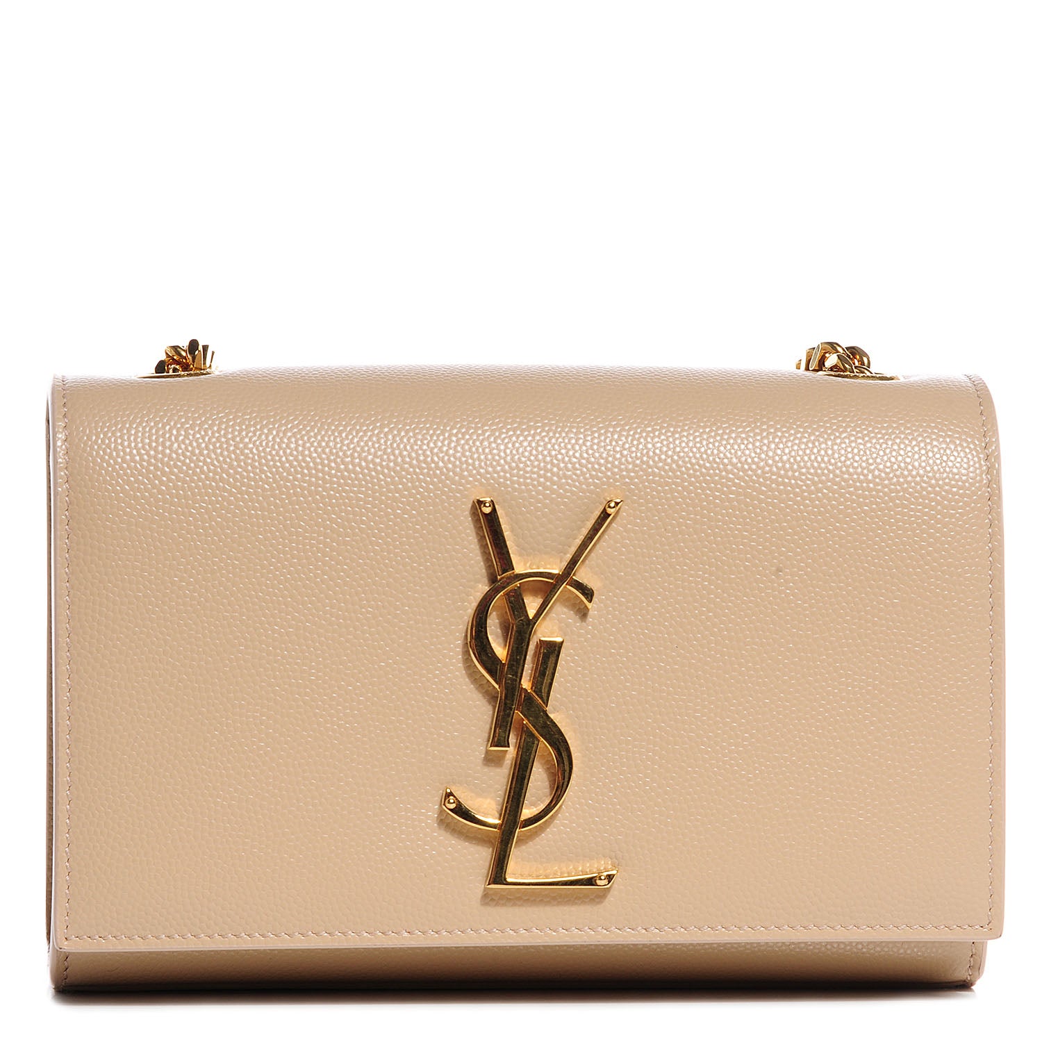 Saint Laurent Grain De Poudre Small Classic Monogram Satchel Powder 1 of 7
