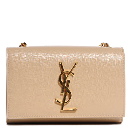 Saint Laurent Grain De Poudre Small Classic Monogram Satchel Powder 1 of 7