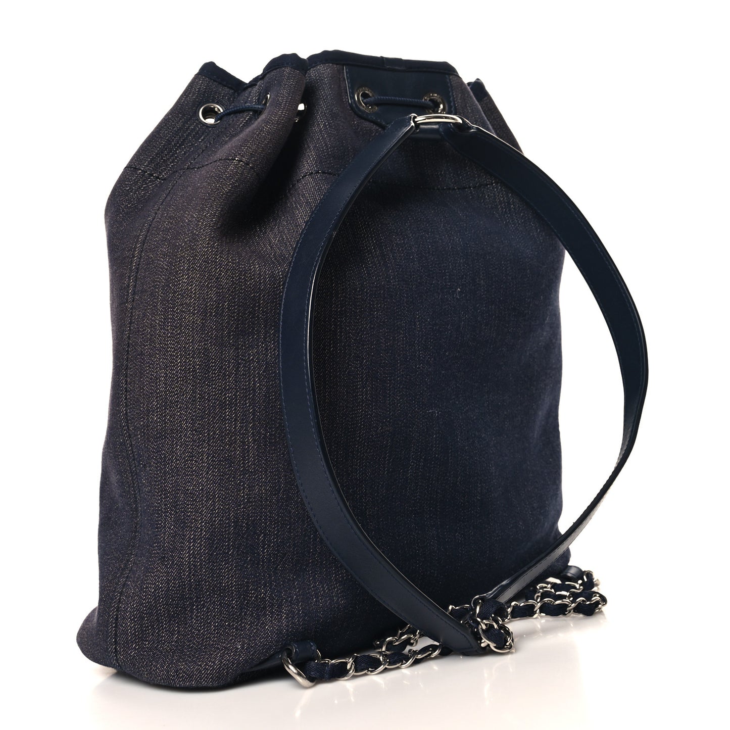 Canvas Large Deauville Backpack Denim Blue