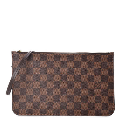 Louis Vuitton Damier Ebene Neverfull MM GM Pochette 1 of 9