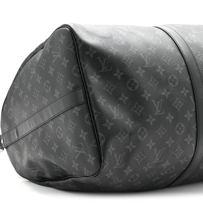 Louis Vuitton Monogram Eclipse Keepall Bandouliere 55 8 of 9