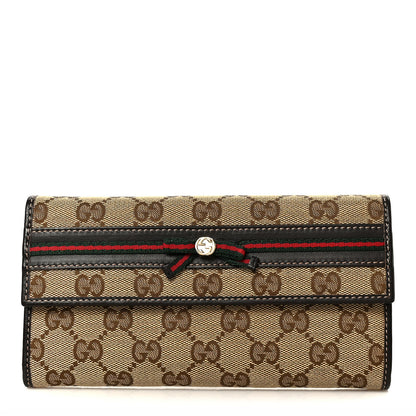 Gucci Monogram Mayfair Continental Wallet Brown 1 of 8