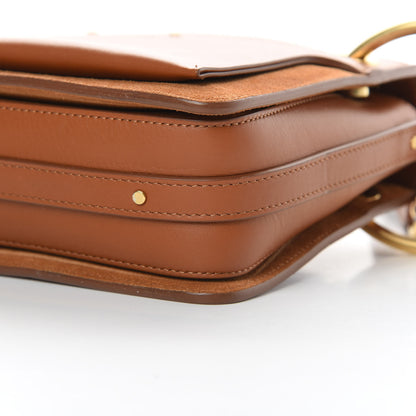 Chloe Calfskin Suede Small Roy Bag Caramel 10 of 14