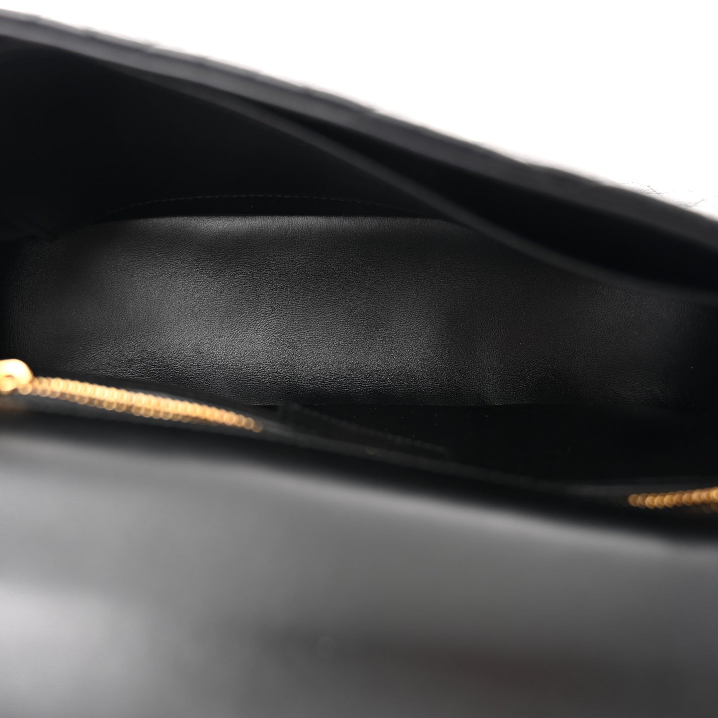 Calfskin Cannage Medium Caro Bag Black