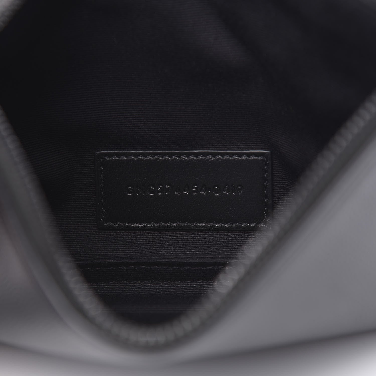Saint Laurent Grain De Poudre Monogram Bill Pouch Black 7 of 9
