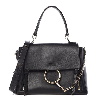 Chloe Calfskin Small Faye Day Shoulder Bag Black 1 of 13