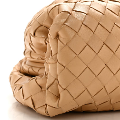 Bottega Veneta Nappa Maxi Intrecciato The Pouch Oversized Clutch Almond 9 of 11