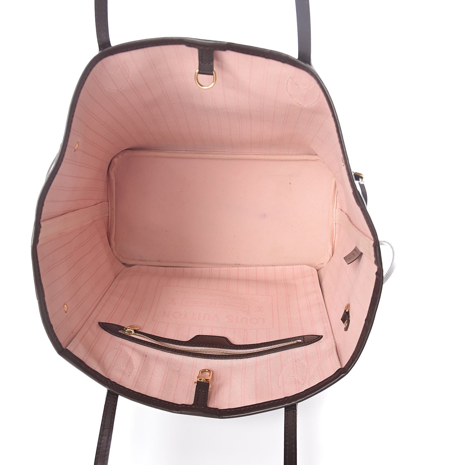 Louis Vuitton Damier Ebene Neo Neverfull MM Rose Ballerine 5 of 10