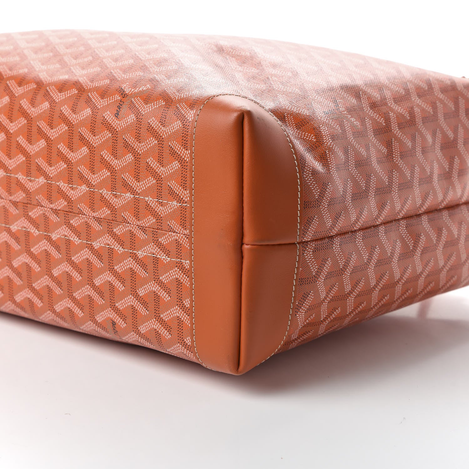 Goyard Goyardine Bellechasse PM Orange 7 of 9