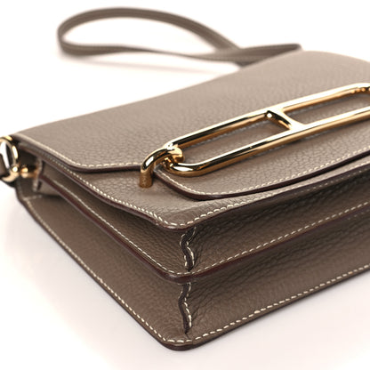 Hermes Taurillon Clemence Sac Roulis 23 Etoupe 7 of 8