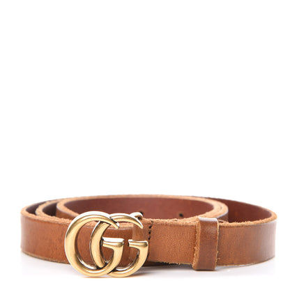 Gucci Faded Calfskin Double G 20mm Belt 85 34 Cuir 1 of 9