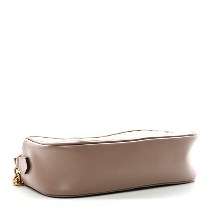Gucci Calfskin Matelasse Small GG Marmont Chain Shoulder Bag Porcelain Rose 4 of 11