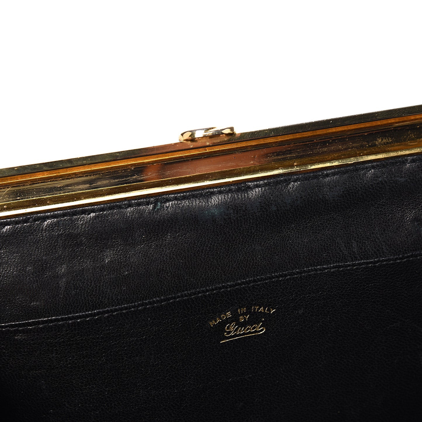 Crocodile Clutch Black
