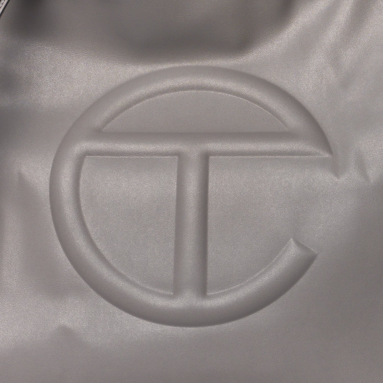 Telfar Vegan Leather Large Shopping Bag Grey 8 of 10