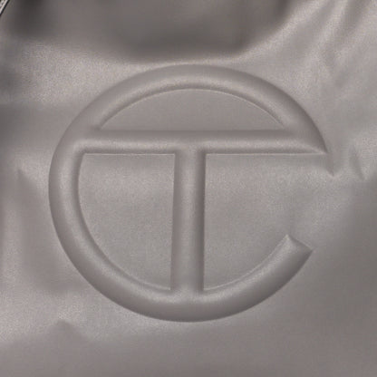 Telfar Vegan Leather Large Shopping Bag Grey 8 of 10