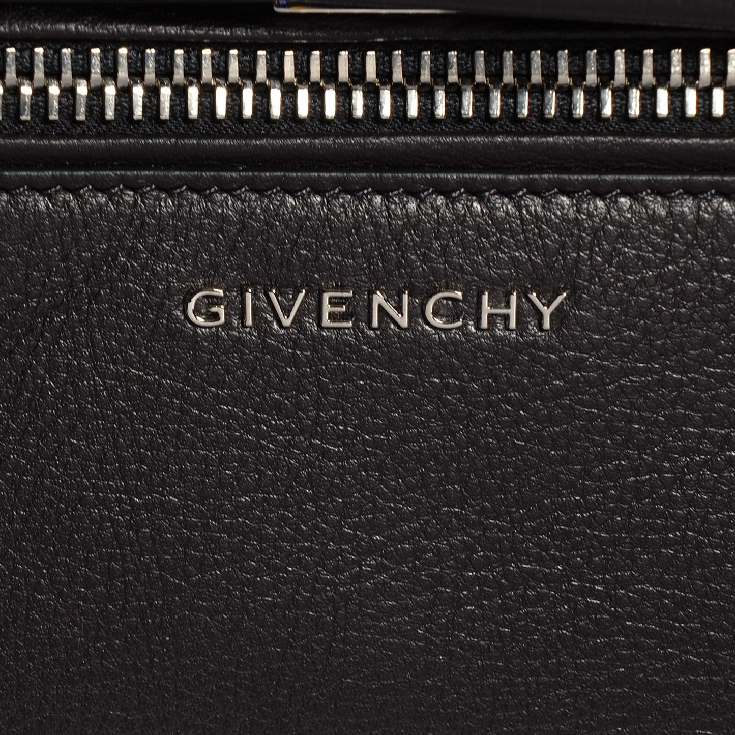 Calfskin Small Pandora Pure Flap Bag Black