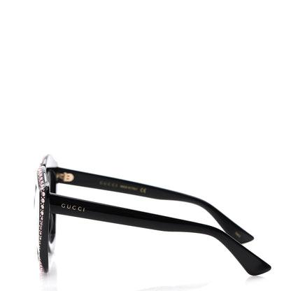 Gucci Crystal Cat Eye GG0118S Sunglasses Black 3 of 9