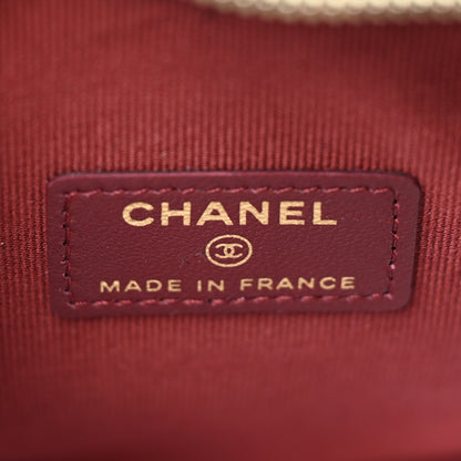 Chanel Lambskin Quilted CC In Love Heart Clutch With Chain Black 8 of 11