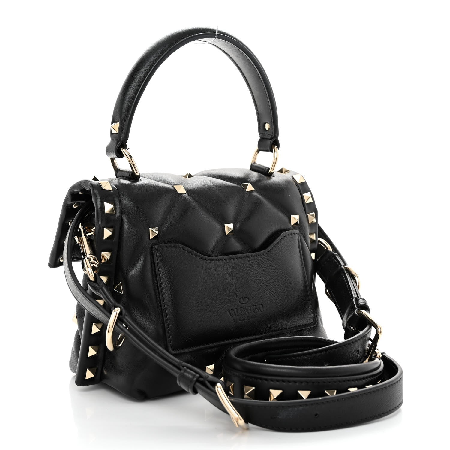 Valentino Garavani Nappa Mini Candystud Top Handle Bag Black 3 of 15