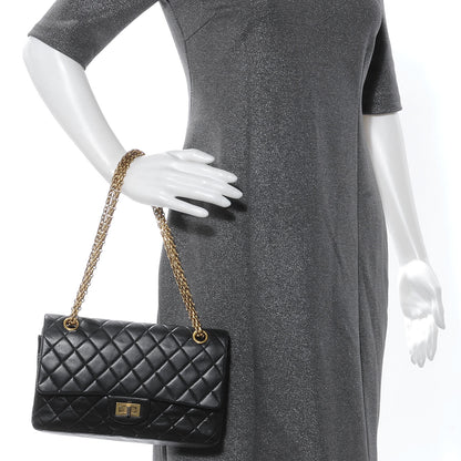 Chanel Lambskin 2.55 Reissue 225 Flap Black 2 of 7