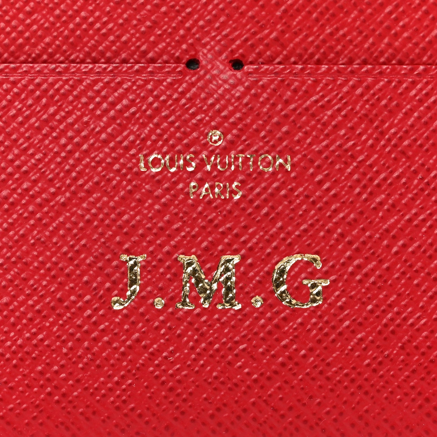 Louis Vuitton Calfskin Felicie Card Holder Insert Cherry 5 of 5