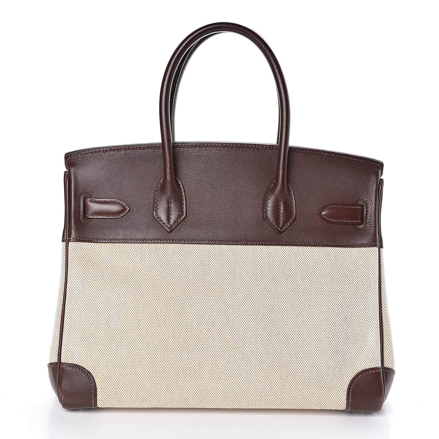 Hermes Toile Swift Birkin 30 Chocolate 4 of 31