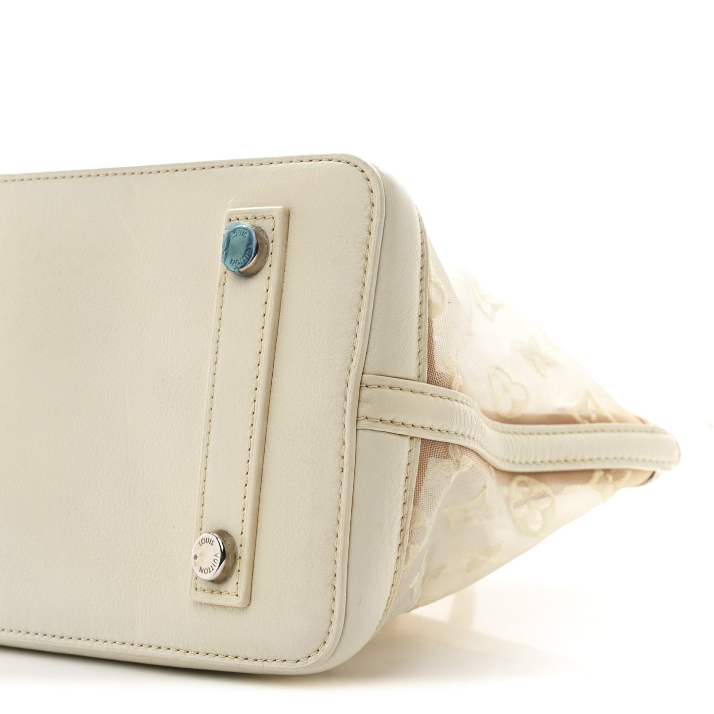 Monogram Transparence Lockit East-West White