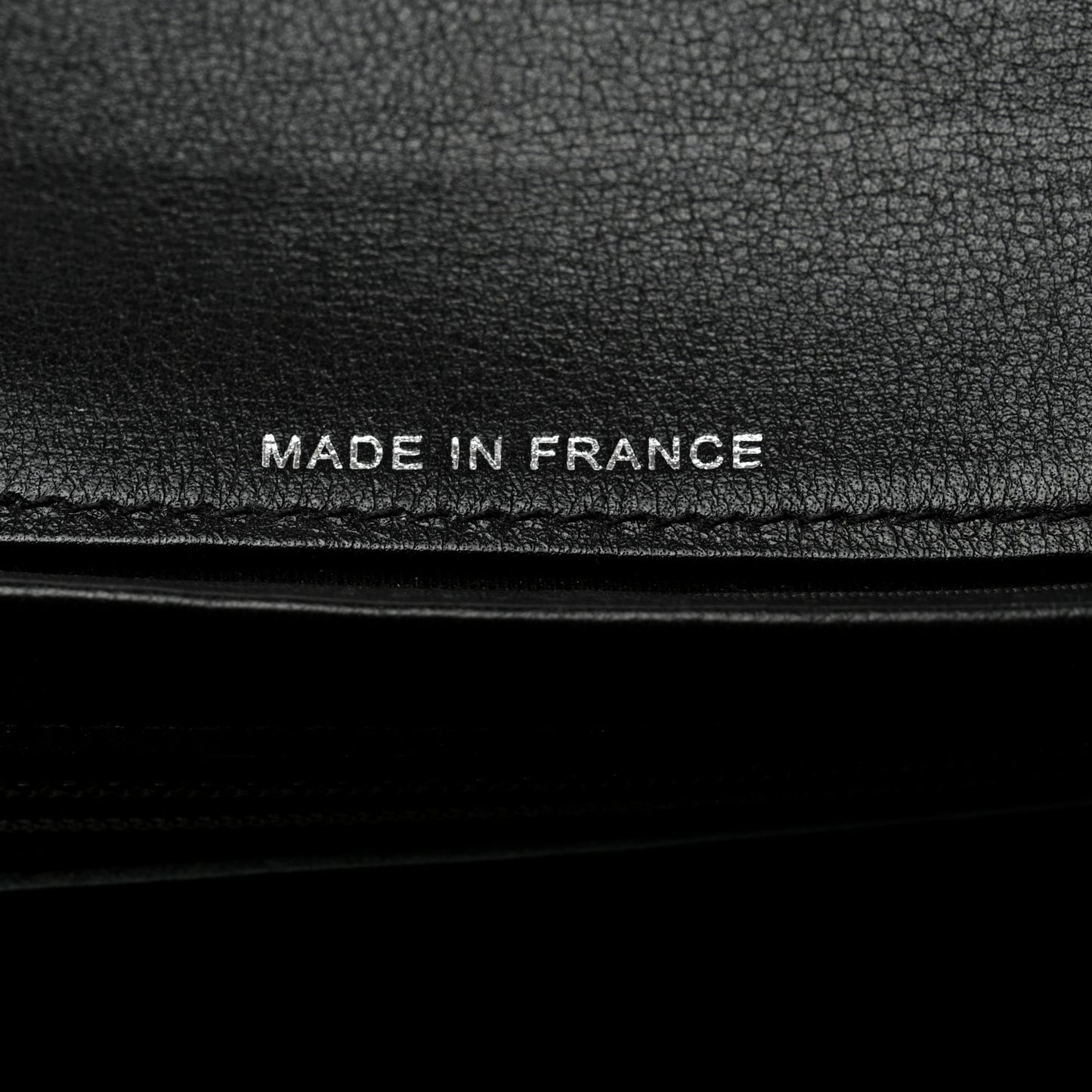 Caviar Sevruga Long Flap Wallet Black
