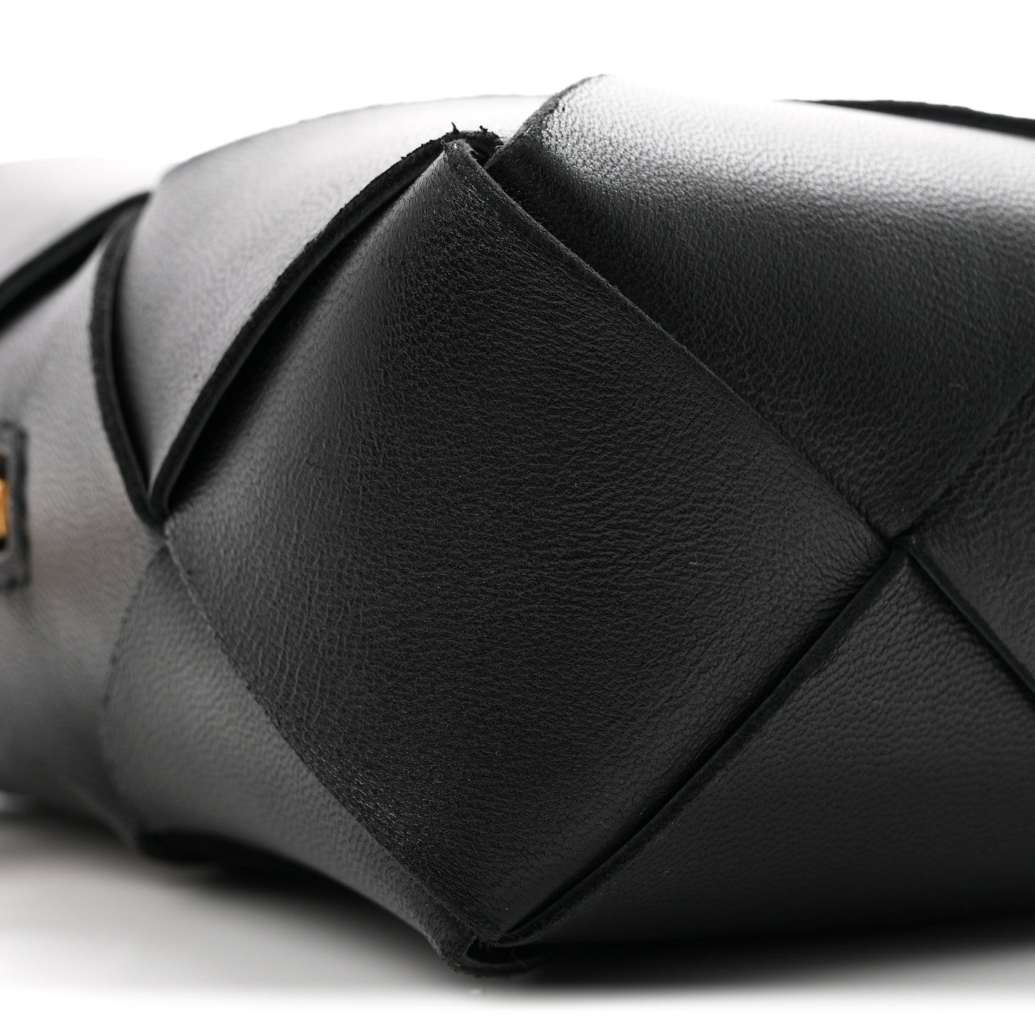 Bottega Veneta Lambskin Maxi Intrecciato Small Cassette Camera Bag Black 8 of 9