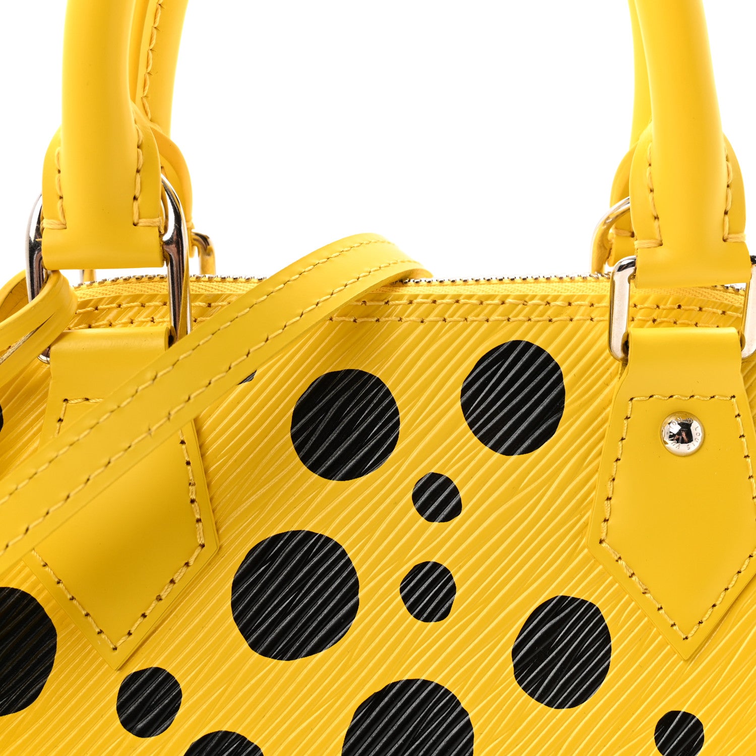 Louis Vuitton LV X YK Epi Alma BB Yellow Black 7 of 10