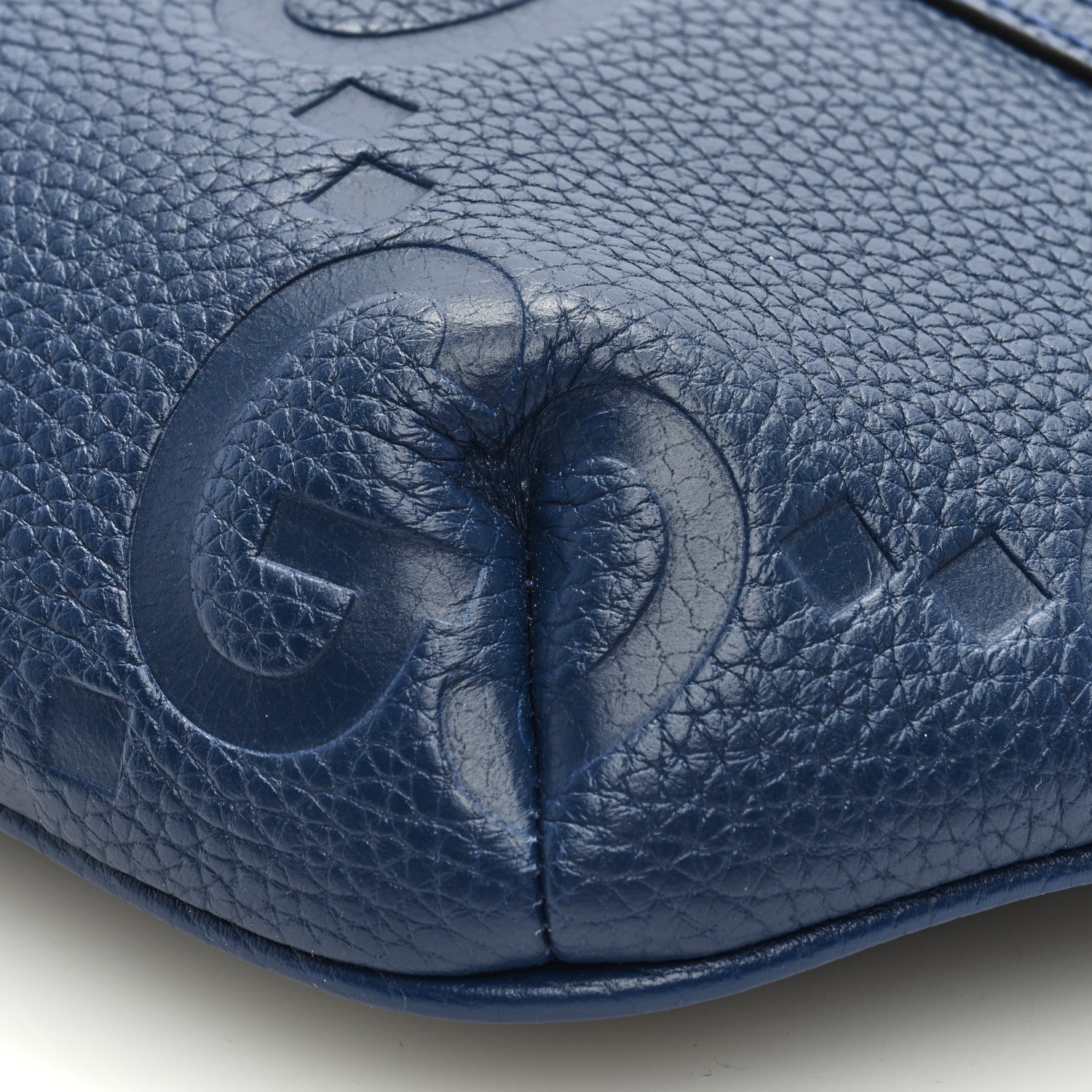Gucci Piuma Calfskin Jumbo GG Embossed Small Belt Bag Royale 9 of 9