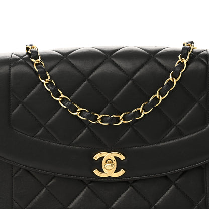 Chanel Lambskin Quilted Medium Single Flap Black 8 of 10
