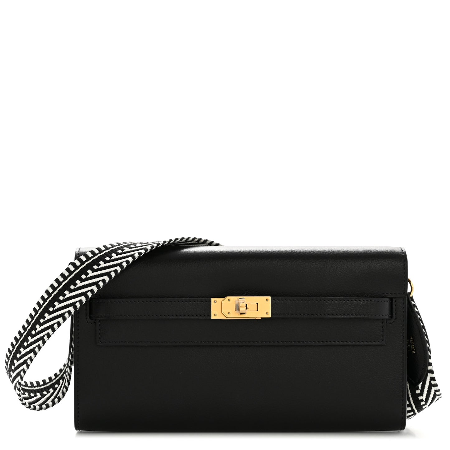 Evercolor Cavale Kelly Wallet To Go Black Ecru