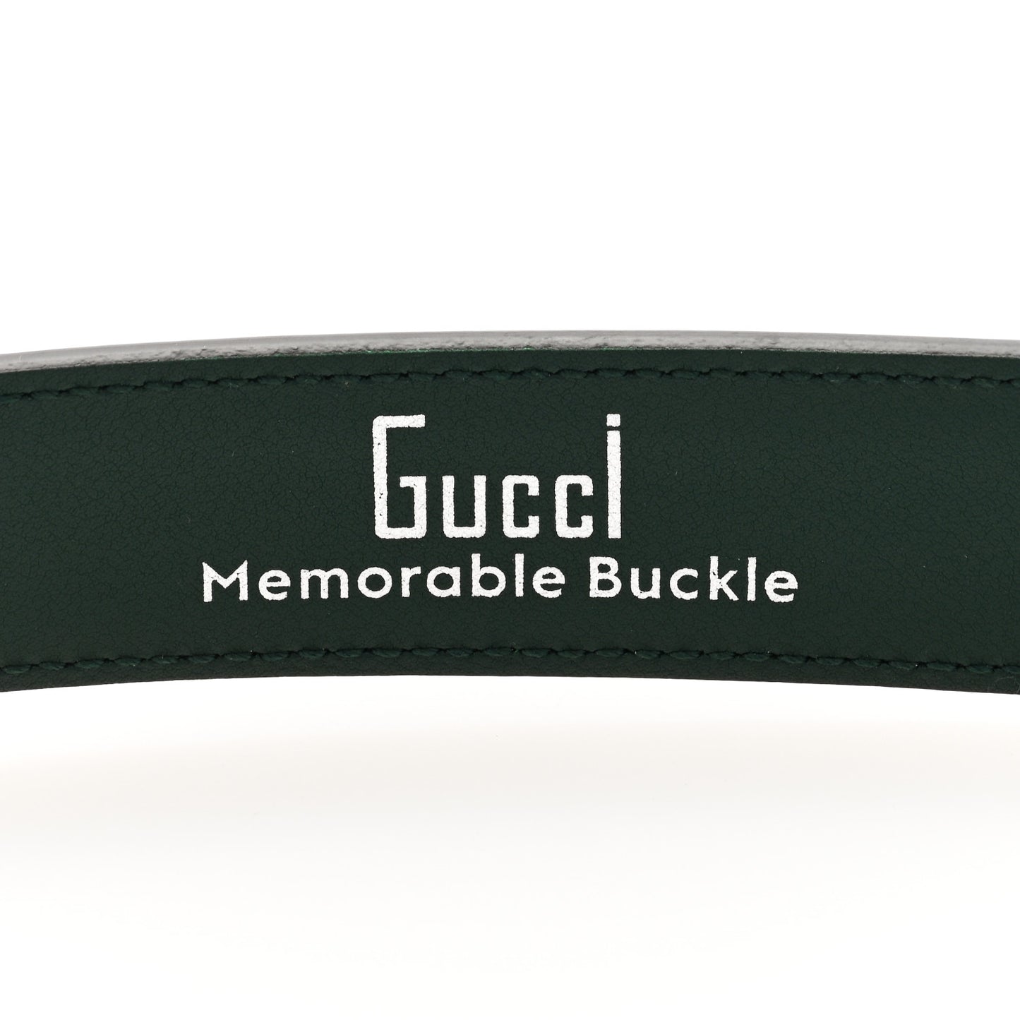 Ciny Lux Calfskin G Cube Memorable 25mm Belt 105 42 Vintage Green