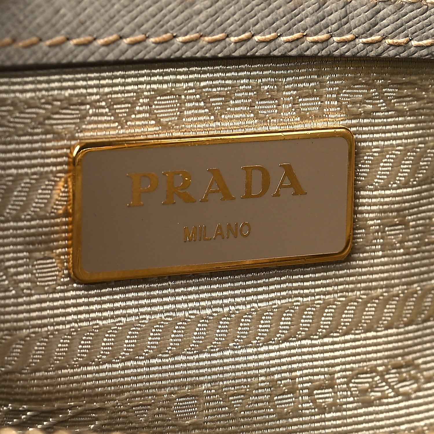 Prada Saffiano Small Galleria Double Zip Tote Pomice 6 of 12
