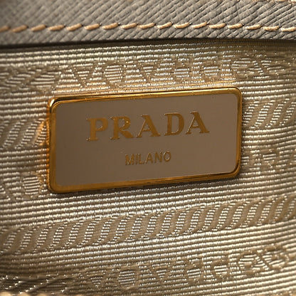 Prada Saffiano Small Galleria Double Zip Tote Pomice 6 of 12