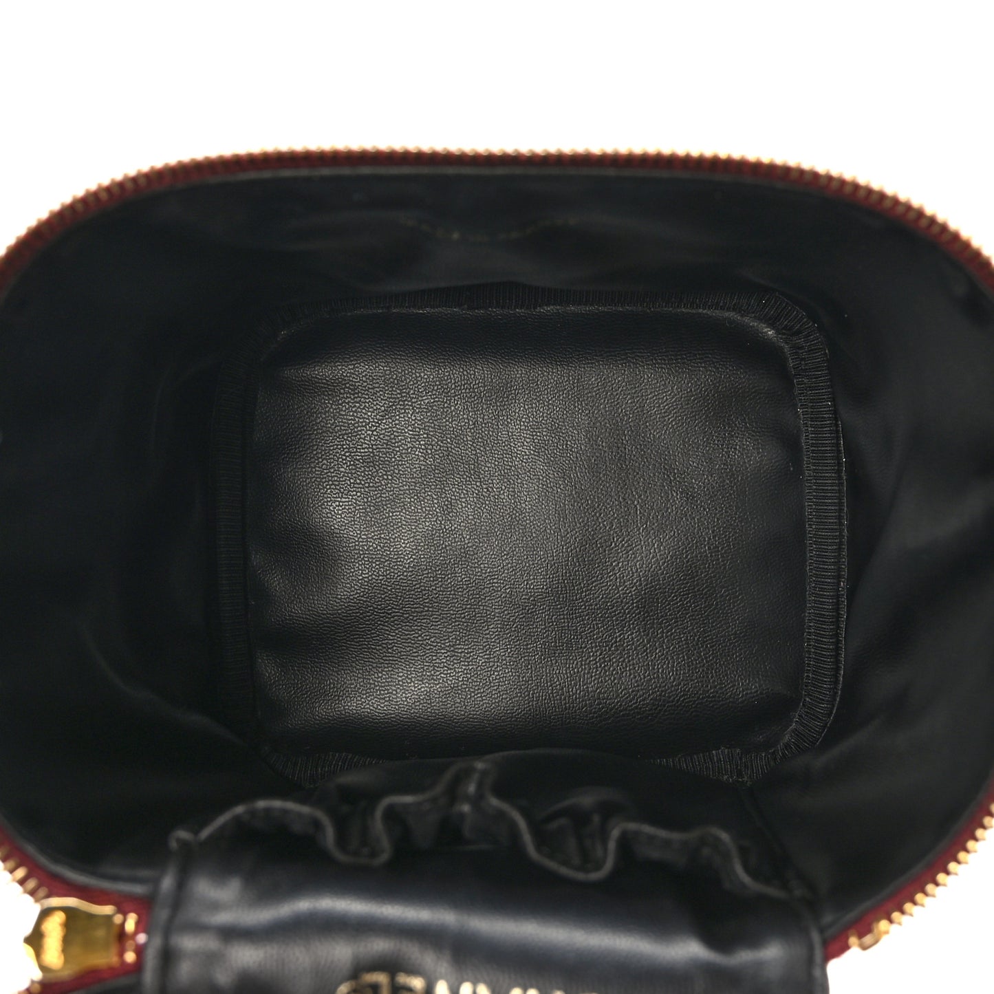 Caviar Vanity Cosmetic Case Burgundy