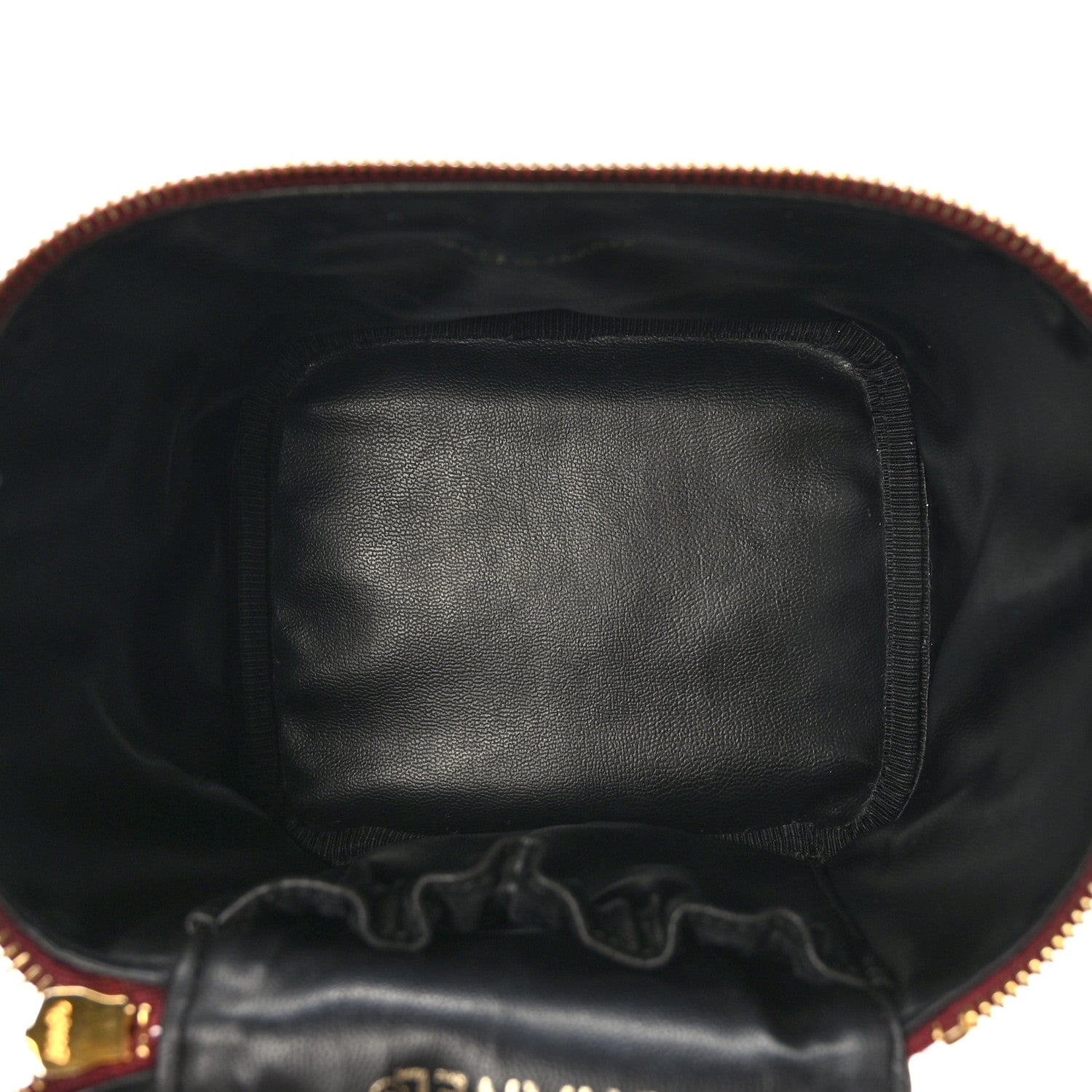 Chanel Caviar Vanity Cosmetic Case Burgundy 5 of 12