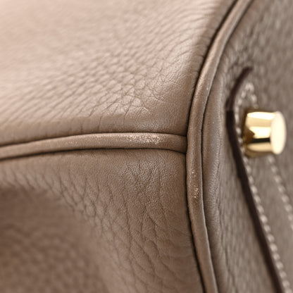 Hermes Taurillon Clemence Birkin 30 Etoupe 13 of 13