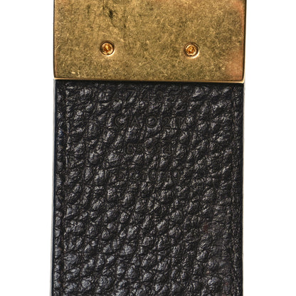 Gucci Calfskin Double G Reversible 37mm Belt 85/34 Black Cocoa 5 of 5