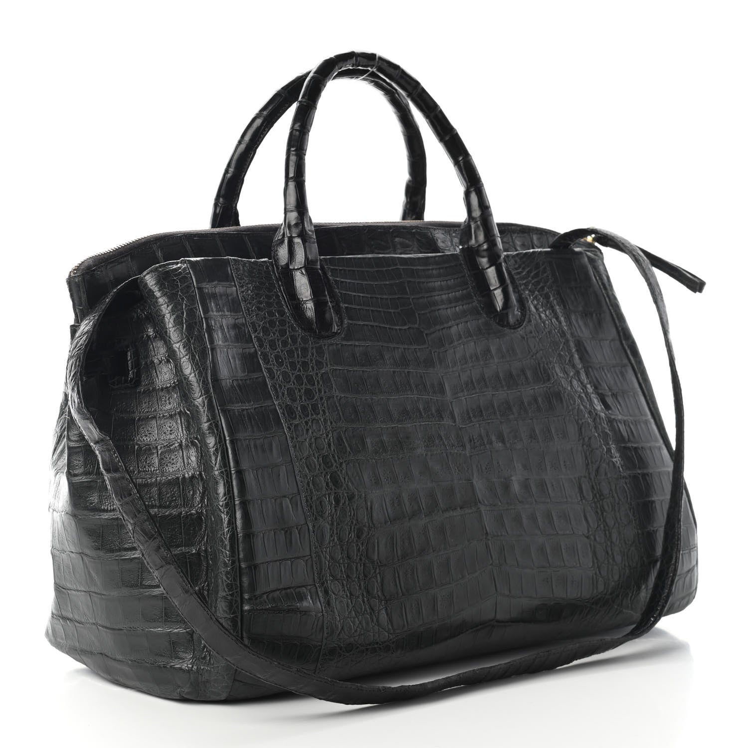 Nancy Gonzalez Crocodile Cristina Satchel Dark Grey 3 of 8