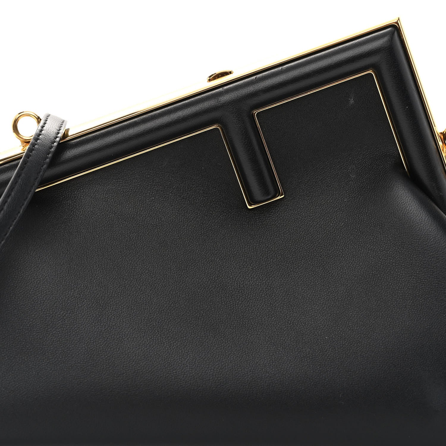 Fendi Shiny Nappa Small Fendi First Black 8 of 11