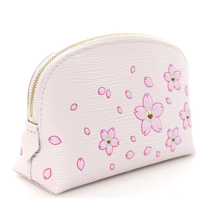 Louis Vuitton LV X TM Epi Cherry Blossom Cosmetic Pouch Pink 3 of 8