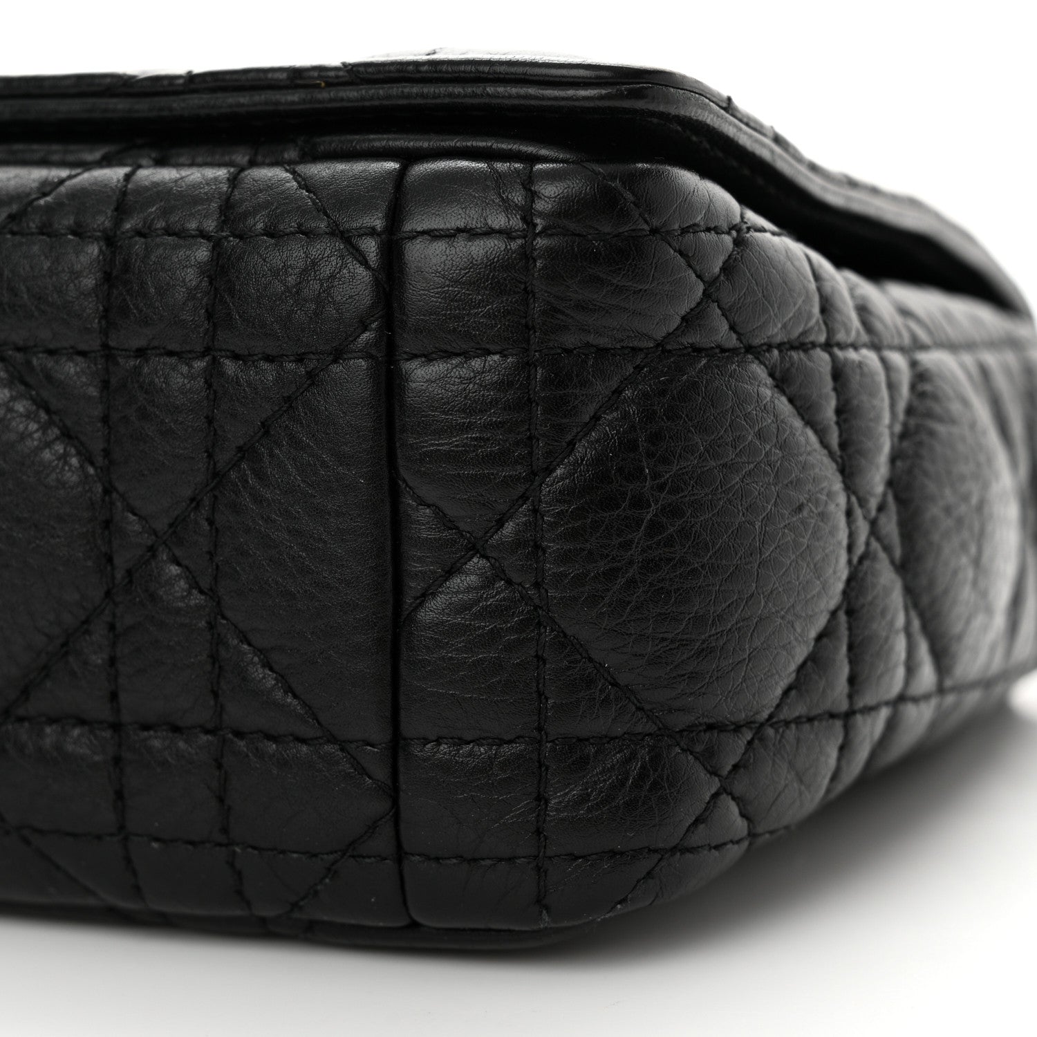Christian Dior Calfskin Cannage Small Caro Bag Black 10 of 12