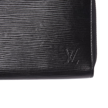 Louis Vuitton Epi Zippy Organizer Wallet Black 9 of 10