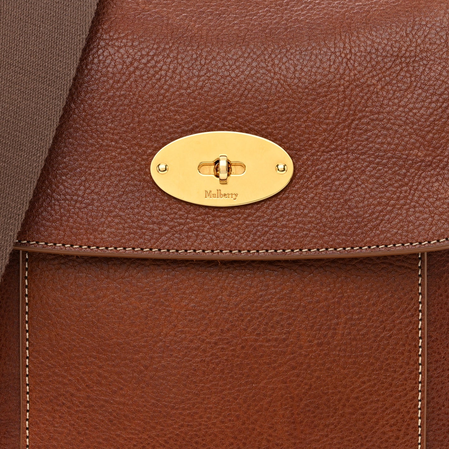 Grain Calfskin New Antony Messenger Crossbody Oak